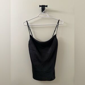 Wilfred Cowl Neck Satin Tank Size S